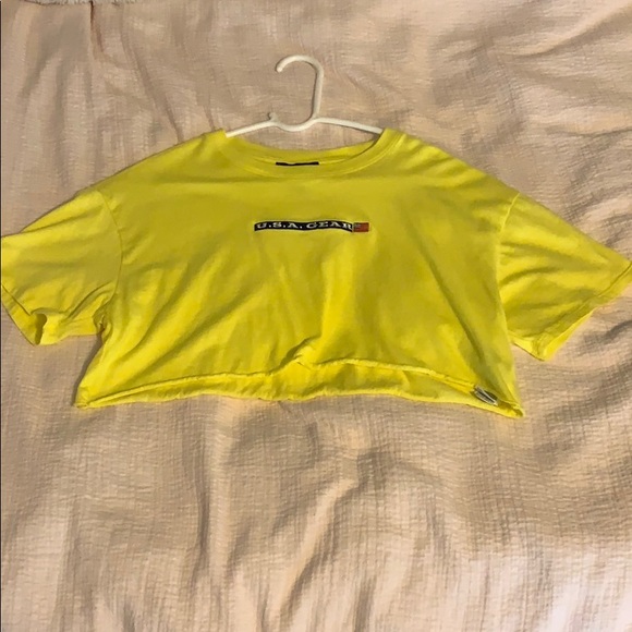 yellow crop top - Picture 2 of 2